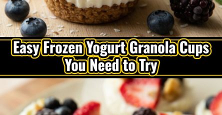Frozen Yogurt Granola Cups Healthy Snacks To Make Ahead
