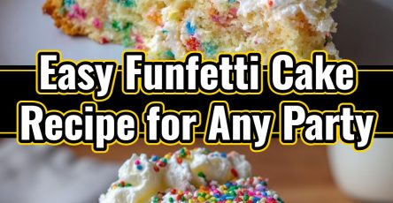 Grandma's Vintage Funfetti Cake Classic Old Fashioned Treat