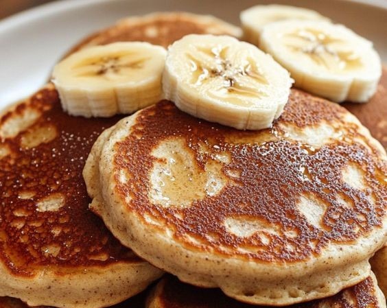 Healthy Carb Breakfast 3 Ingredient Banana Oatmeal Pancakes Recipe overview