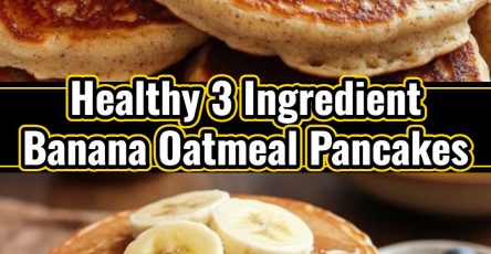 Healthy Carb Breakfast 3 Ingredient Banana Oatmeal Pancakes Recipe