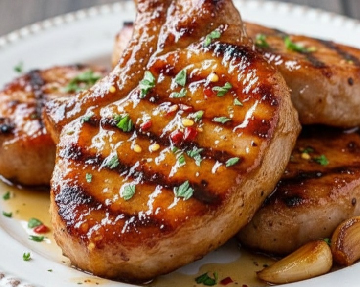 Honey Garlic Pork Chops: A Small Town Take on Asian Flavor serving