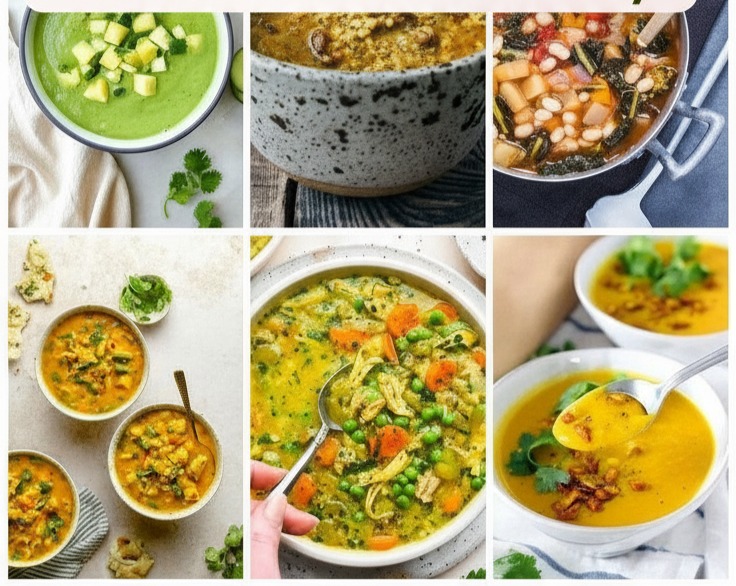 January Reset: Fiber-Rich Anti-Inflammatory Gut Health Soup serving