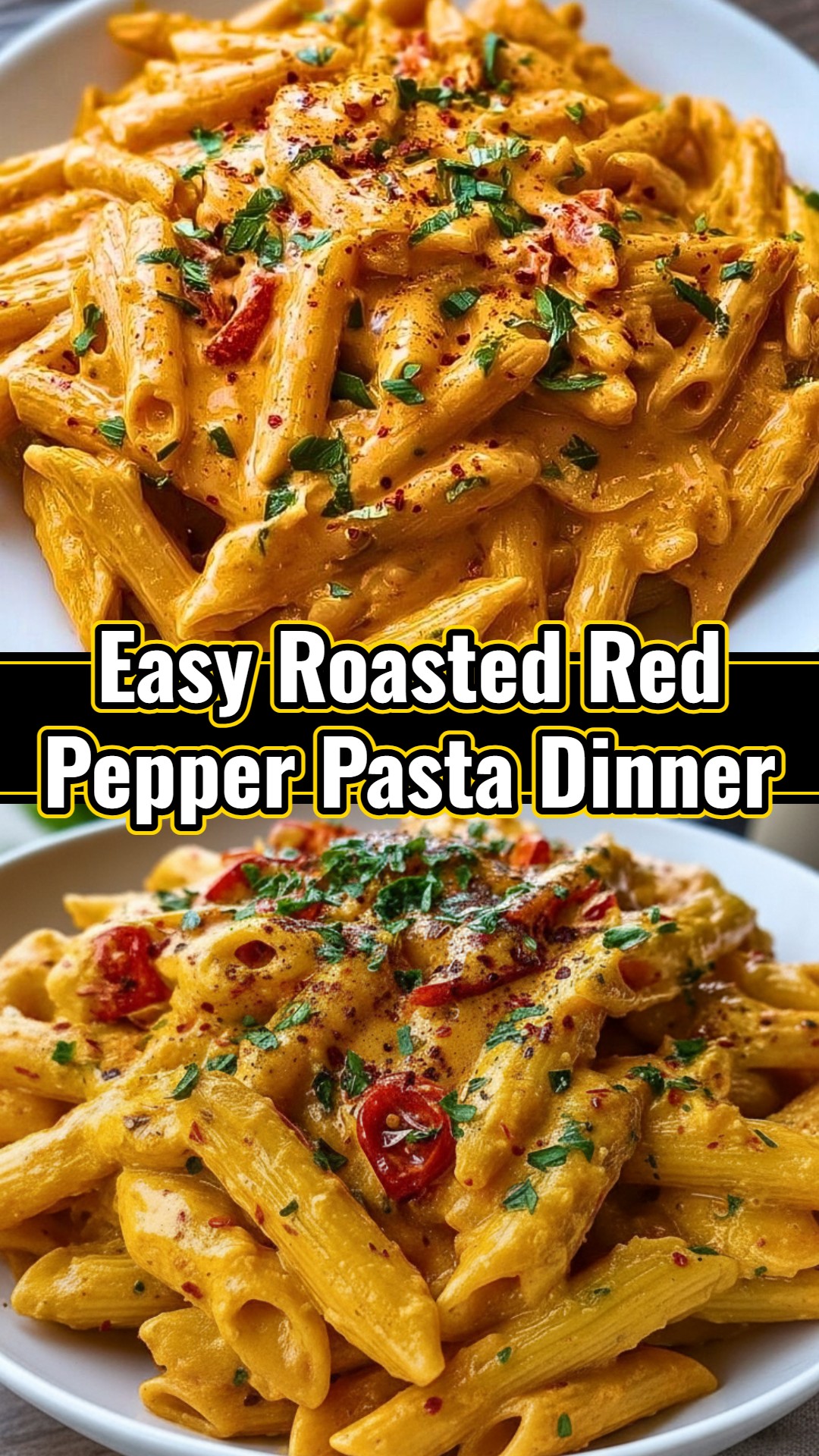 Roasted Red Pepper Pasta Easy Homemade Wholesome Weeknight Meal
