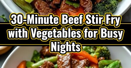 Skillet Beef Stir fry With Vegetables For Busy Nights