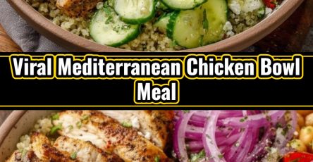 Whole Healthy Mediterranean Chicken Bowl: Light Savory Dinner Idea