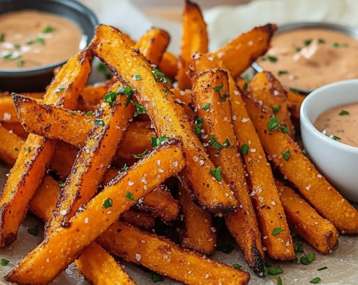 Crispy Oven Baked Sweet Potato Fries: A Small Town Favorite serving