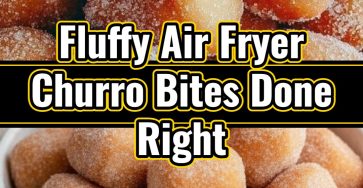Fluffy Air Fryer Churro Bites: Easy Baked Dessert, Fun Snack