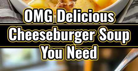 Grandma's OMG Delicious Creamy Cheeseburger Potato Hamburger Soup