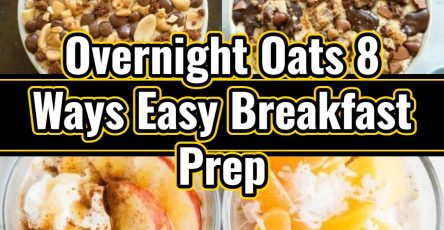Small Town Overnight Oats 8 Flavored Ideas Toppings