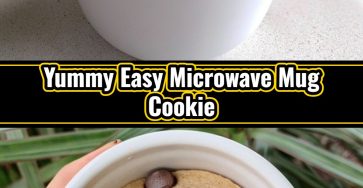 Small Town Yummy Microwave Mug Cookie Easy Sleepover Snack
