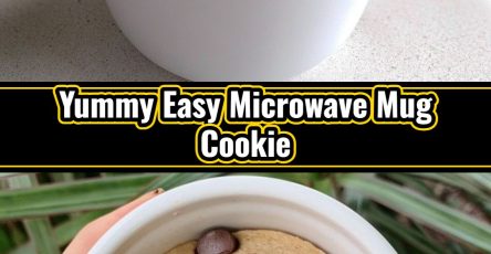 Small Town Yummy Microwave Mug Cookie Easy Sleepover Snack
