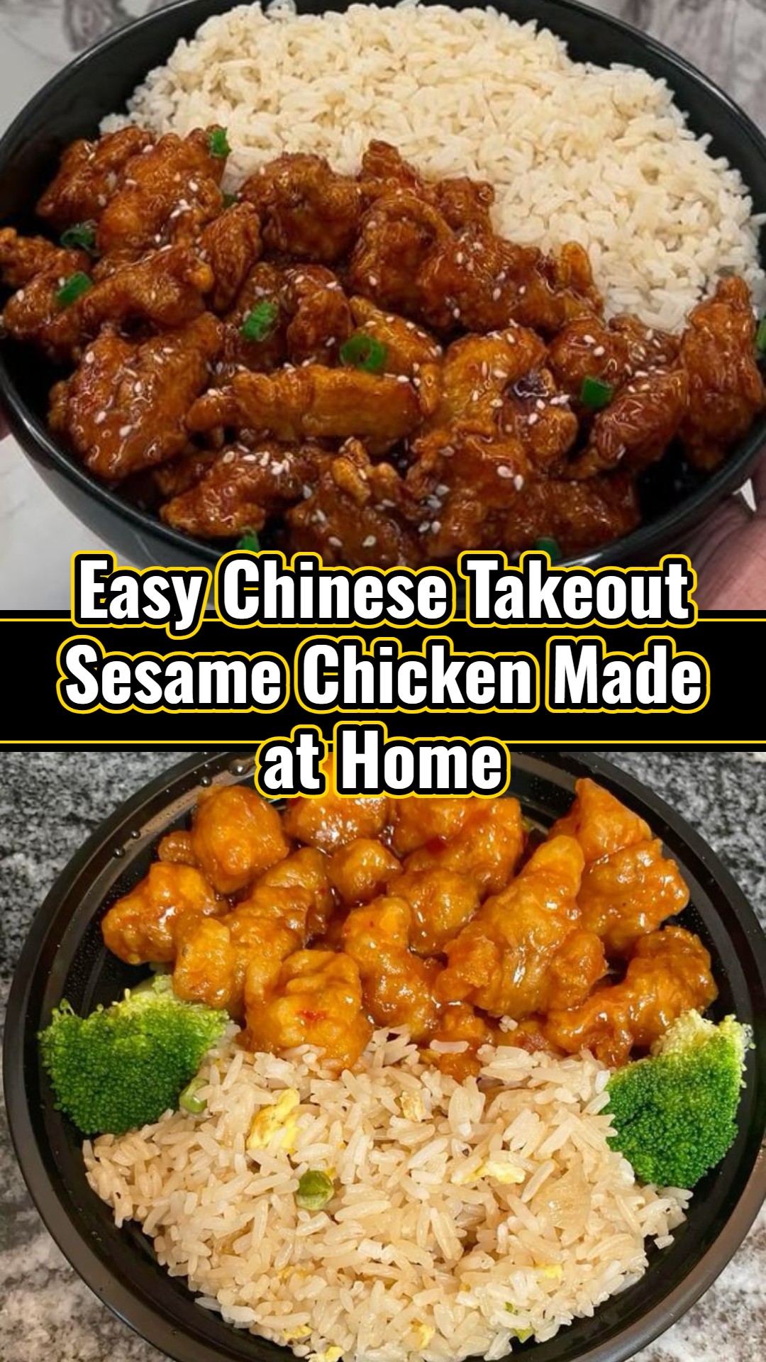 Crispy Food Recipes Chinese Takeout Sesame Chicken