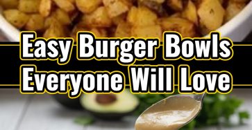 Dinners Healthy Burger Bowls